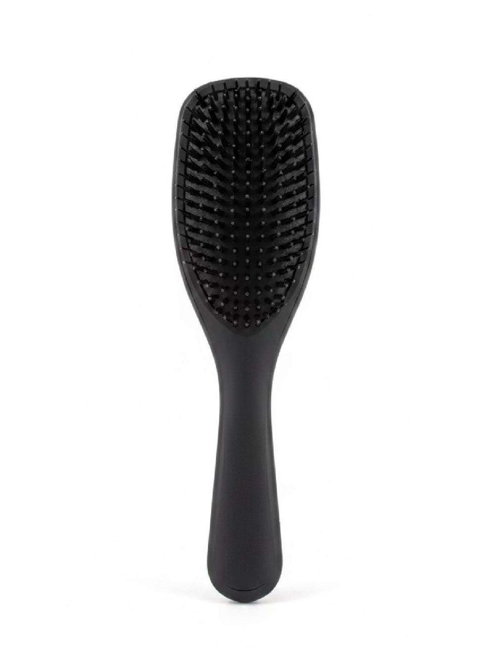 Black Paddle Hair Brush for Women with Soft-Tip Bristles